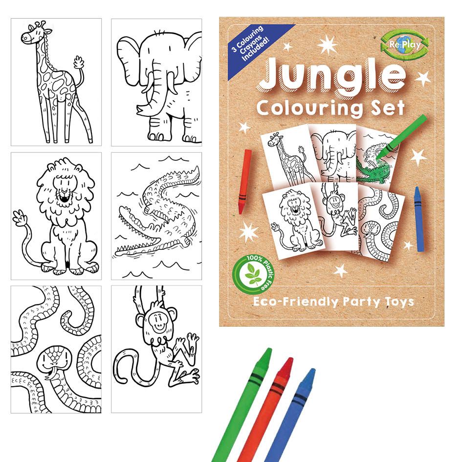 Re:Play Jungle Colouring Set